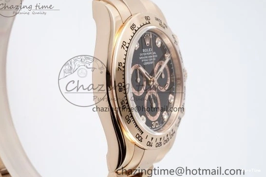 MiroTime 1227 Daytona 116505 BTF 1:1 Best Edition Black Diamonds Dial on RG Bracelet SA Snug 2118